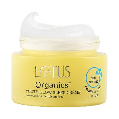 Lotus Organics Hemp Youth Glow Sleep Creme 50 gm - Night Cream