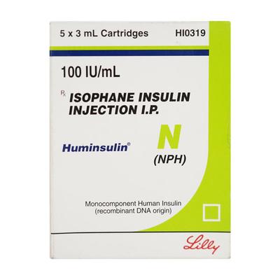Huminsulin N Cartridge 1X3ml - Diabetes-Ins