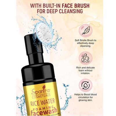 Spantra Rice Water Foaming Face Wash 100 ml - Face Wash & Cleansers