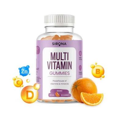 Sirona Multivitamin Orange Flavoured Gummies for Women (Pack of 30) 1's - Multi-Vitamins