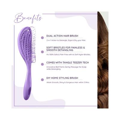 Sanfe Selfly Stunner Detangling and Styling Hair Brush 1's - Multi-Stylers
