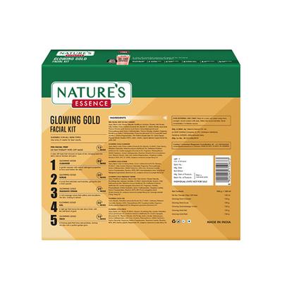 Nature's Essence Advanced Glowing Gold Facial Kit 500 gm - Facial Kits