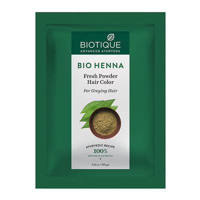 Bio Henna Leaf Fresh Powder Hair Color 100 Gm - Powder
