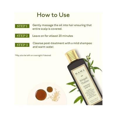 Kama Ayurveda Bringadi Intensive Hair Treatment Oil 200 ml - Hair Oils