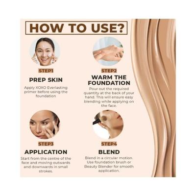 Colorbar XOXO Foundation Sand - 4 30 ml - Foundation