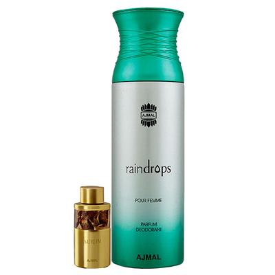 Ajmal Aurum Concentrated Perfume Oil Fruity Floral And Raindrops Femme Deodorant Floral Chypre Fragrance 210 ml - Women Perfumes (Edt/Edp)