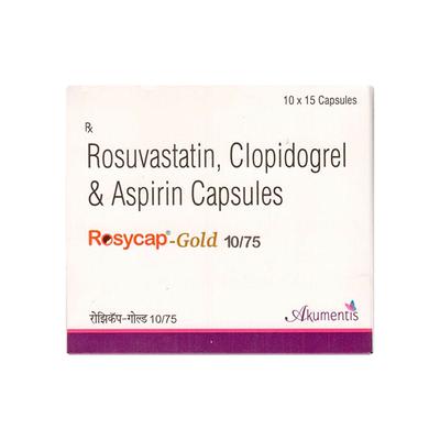 ROSYCAP GOLD 10/75 Capsule 15's - Blood Clot-Ant