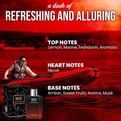 NEUD Manhattan Hills Luxury Perfume for Sophisticated Men Long Lasting EDP 100 ml - Men Perfumes (Edt/Edp)