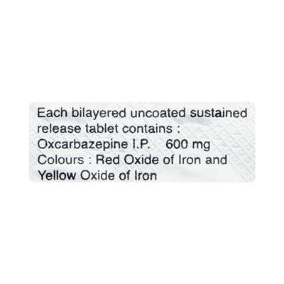 Oleptal OD 600mg Tablet 10'S - Epilepsy/Convulsion-Ant