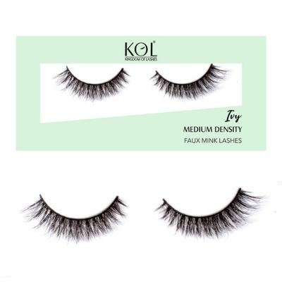 Kingdom Of Lashes - Ivy - Faux Mink False Eyelashes 1's - Eyelashes