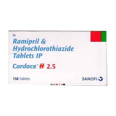 CARDACE H 2.5 Tablet 15's - Hypertension-ACE