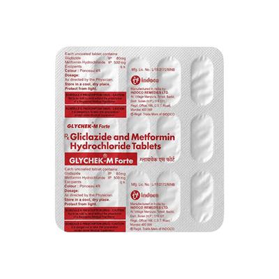 Glychek M Forte Tablet 15'S - Diabetes-Ant