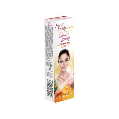 Glow & Lovely Natural Face Cream Ayurvedic Care+ 25 gm - Lotions & Creams