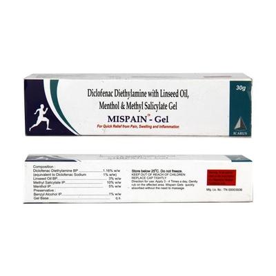 Mispain Gel 30gm - Pain relief-Nsa