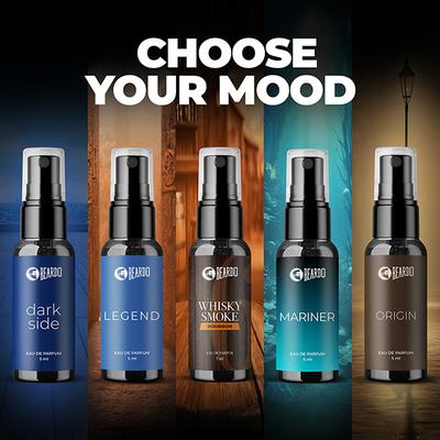 Beardo Perfume Trial Kit Gift Set for Men Long Lasting Fragrances 10 x 5ml Eau De Parfume 1's - Men Perfumes (Edt/Edp)