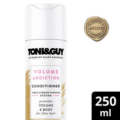 Toni&Guy Volume Addiction Hair Conditioner to Give Volume & Body to Fine & Flat Hair 250 ml - Conditioners