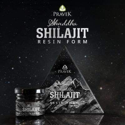 Pravek Shuddha Shilajit Resin Form 20 g - Speciality Medicines
