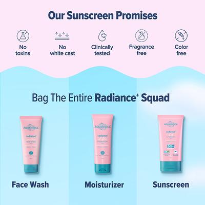 Aqualogica Radiance+ Dewy Sunscreen SPF 50 PA+++ 30 gm - Face Sunscreen