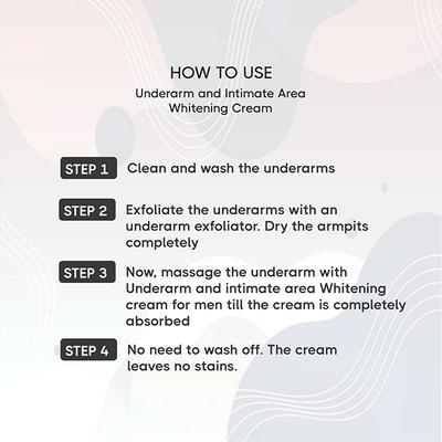 Sanctus Underarm & Intimate Area Whitening Cream for Men 100 gm - Intimate Care