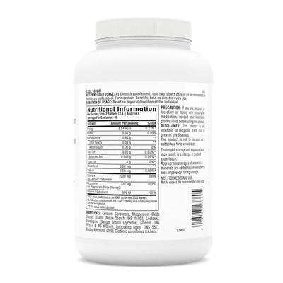 GNC Calcium Plus 1000 with Magnesium Vitamin D3 Vegetarian Tablets 180's - Calcium And Minerals