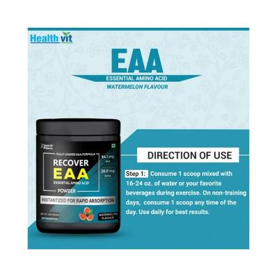 Healthvit Fitness EAA Essential Amino Acid Powder 300 gm - General Health