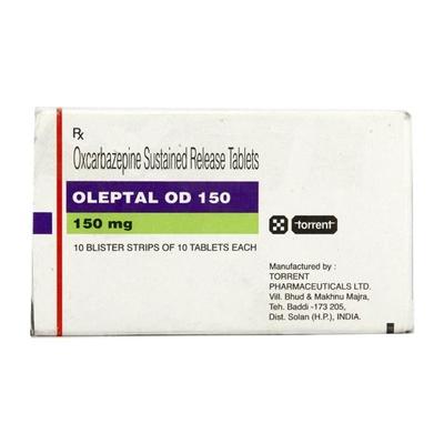 Oleptal OD 150mg Tablet 10'S - Epilepsy/Convulsion-Ant