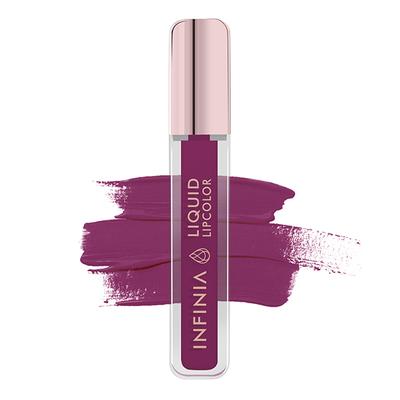 Infinia Liquid Lip Color Liquid Lipstick M 08 Long Lasting and Waterproof 5 ml - Liquid Lipsticks