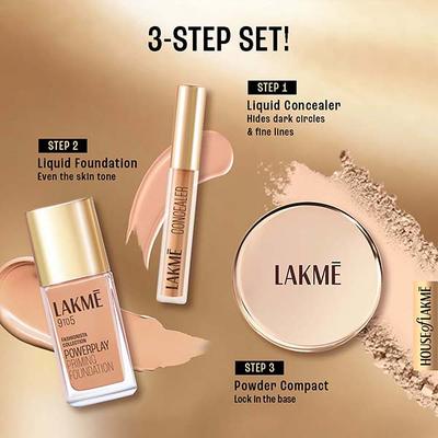 Lakme 9to5 Powerplay Priming Concealer Built in Primer, Hydrating, 16 Sand, 5.4ml - Concealer