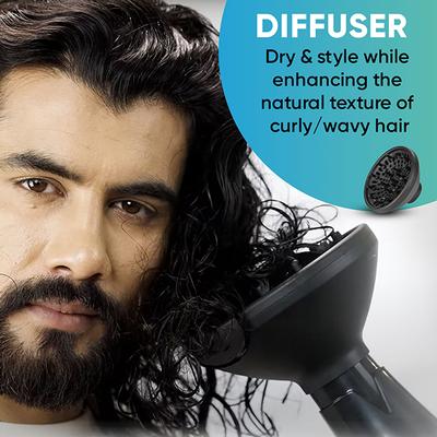 Vega Blow Pro 2400W Hair Dryer With Comb, Concentrator & Diffuser Nozzles, 2 Speed/4 Heat Settings, (Vhdp-05) - Hair Dryers