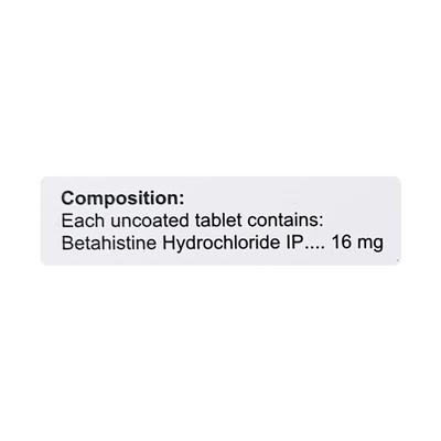 HISTIDIZ 16mg Tablet 10's - Vertigo-Ant