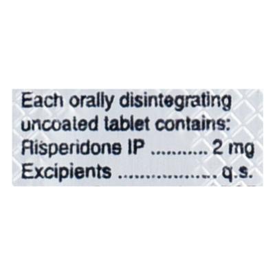 Risnia MD 2mg Tablet 10'S - Schizophrenia-Aps