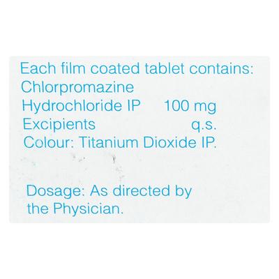 Chlorpromazine 100mg Tablet 10'S - Vomitting/Emesis-Ant