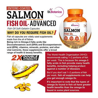 St.Botanica Enteric Coated Salmon Fish Oil Advanced Softgel 60's - Face Washes
