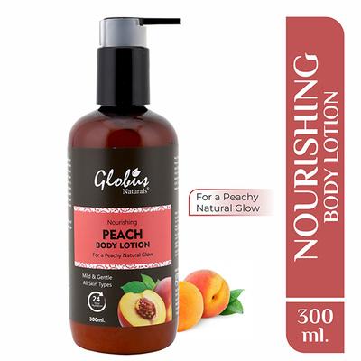 Globus Naturals Nourishing Peach Body Lotion Enriched 300 ml - Lotions & Creams