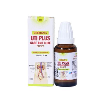 German's UTI Plus Care and Cure Drops 30 ml - Homeopathic Drops