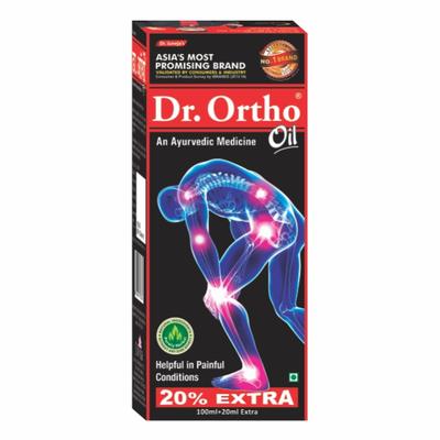 Dr.Ortho Ayurvedic Medicine Oil 120 ml - Pain Relief (Ayush)