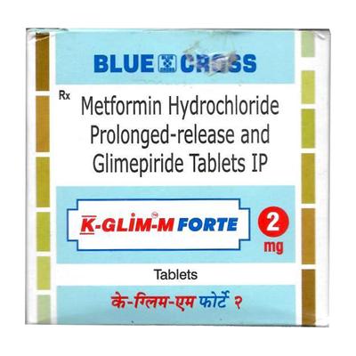 K Glim M Forte 2mg Tablet 15'S - Diabetes-Ant
