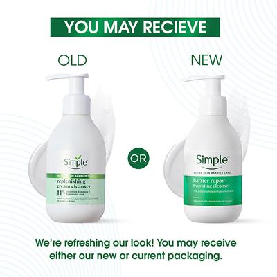 Simple Active Skin Barrier Care Replenishing Cream Cleanser 150 ml - Face Wash & Cleansers