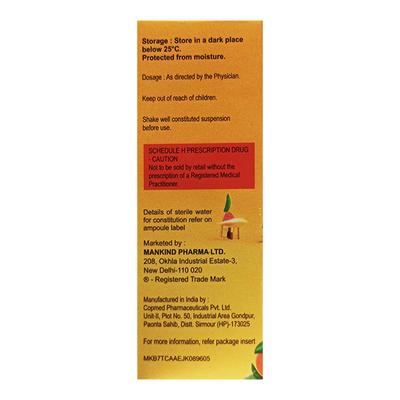 MOXIKIND CV ORANGE FLAVOUR Dry Syrup 30ml - Bacterial Infections-Pen