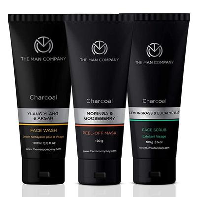 The Man Company Moringa And Gooseberry Charcoal Peel Off Mask (TMC-WEB-533T) 1's - Facial Kits