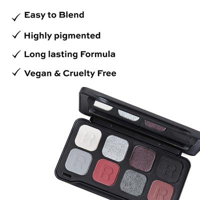 Revolution Forever Flawless Dynamic Ebony Eyeshadow Palette 8 gm - Face Palettes