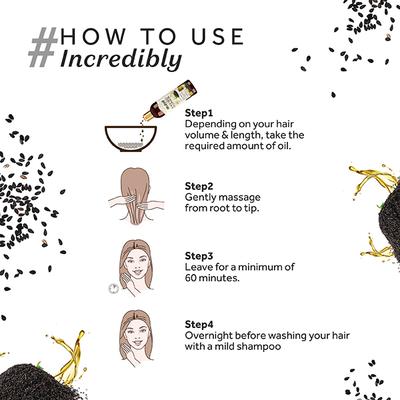 Atulya Pure Cold Pressed Black Seed Kalonji Oil 100 ml - Hair Lotions & Tonics