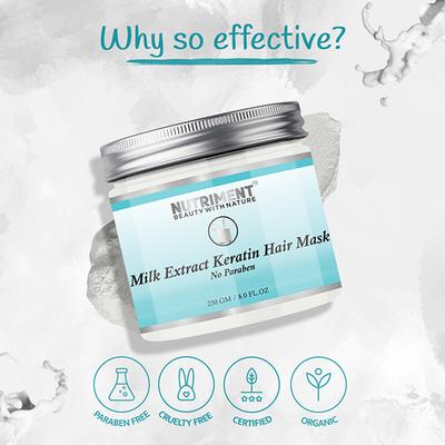 Nutriment Milk Extract Kertain Hair Mask 250 gm - Hair Treatment