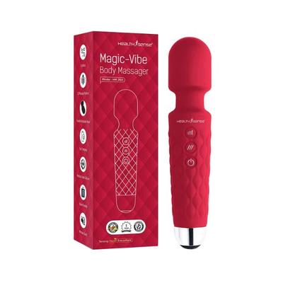 HealthSense MagicVibe HM 260 Cordless Handheld Personal Body MassagerCherry 1's - Massagers