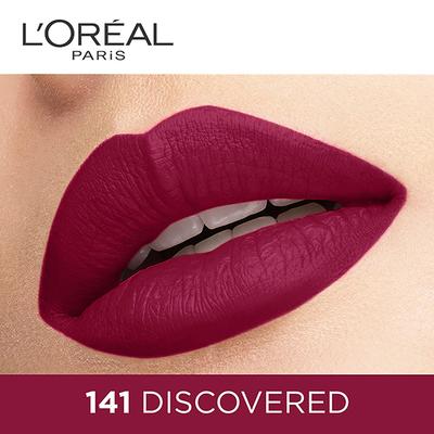 L'Oreal Paris Rouge Signature Matte Liquid Lipstick, 141 Discovered 10 ml - Lipsticks