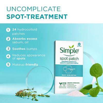 Simple Daily Skin Detox Spot Patch 48 gm - Masks & Peels