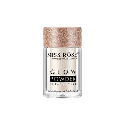 Miss Rose Professsional Makeup Glow Powder Metalises 7001 - 010M 02 2.5 gm - Highlighters & Illuminators