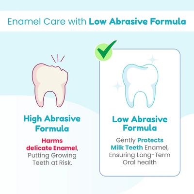 Mother Sparsh Kids Natural Toothpaste (Free Toothbrush) - Blueberry 50 g - Baby Oral Care