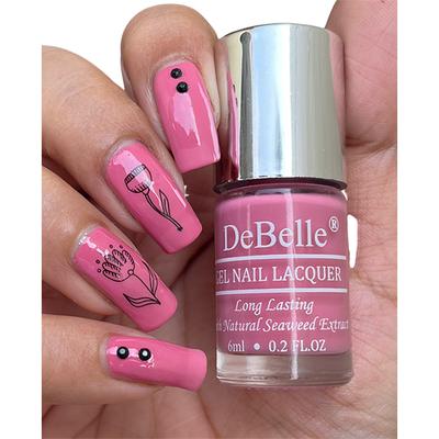 DeBelle Gel Nail Lacquer Plush Paula (Suede Pink Mauve) 6 ml - Nail Polish