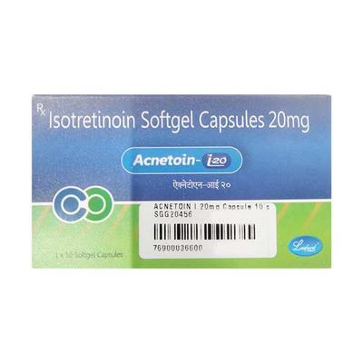 ACNETOIN I 20mg Capsule 10's - Acne-Acn
